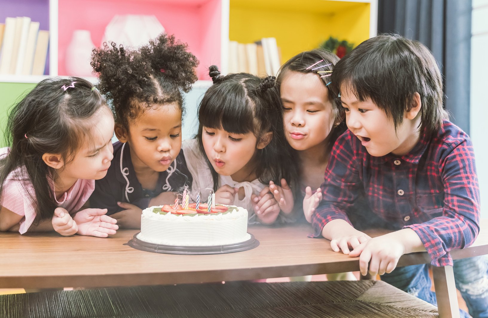 Kids at a Birthday Party