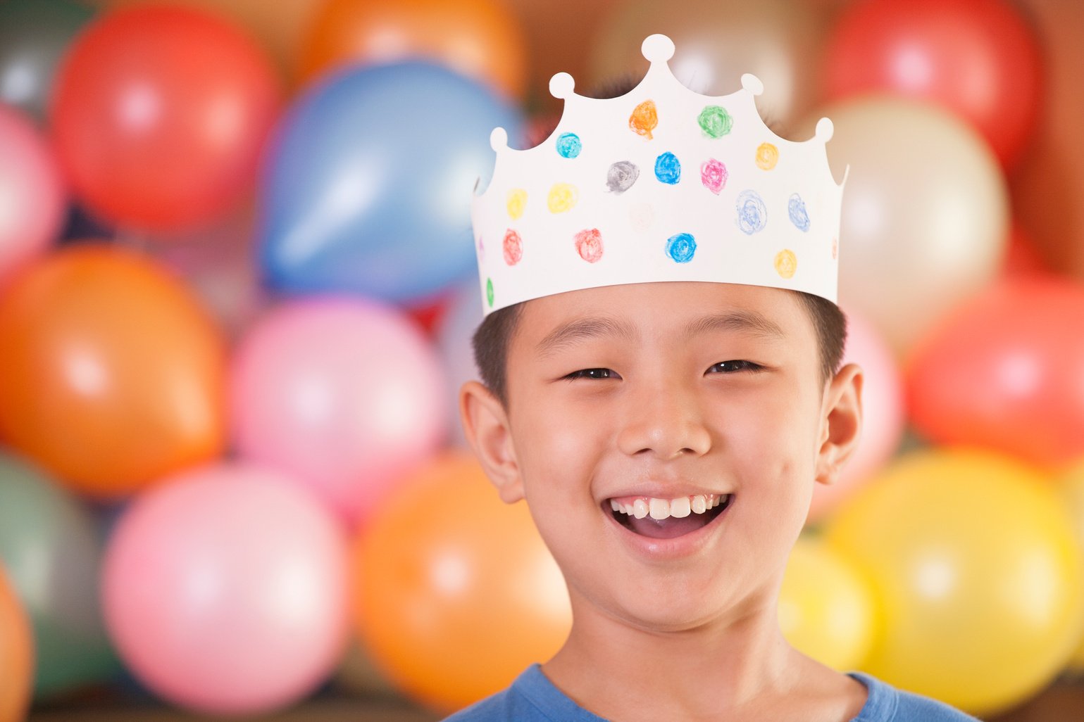 Kid at Birthday Party